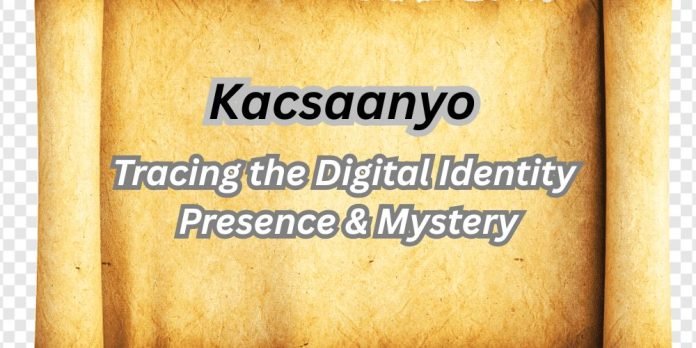 Kacsaanyo – Tracing the Digital Identity, Presence & Mystery